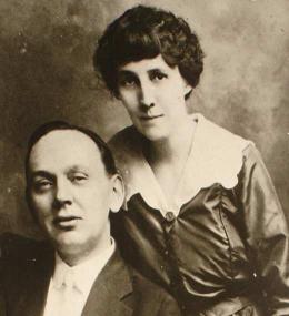  Edgar Cayce et sa femme Gertrude